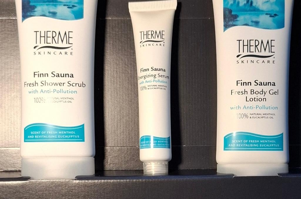 Therme cadeauset Finn Sauna NIEUW IN VERPAKKING, Verzenden, Nieuw, Bad & Douche