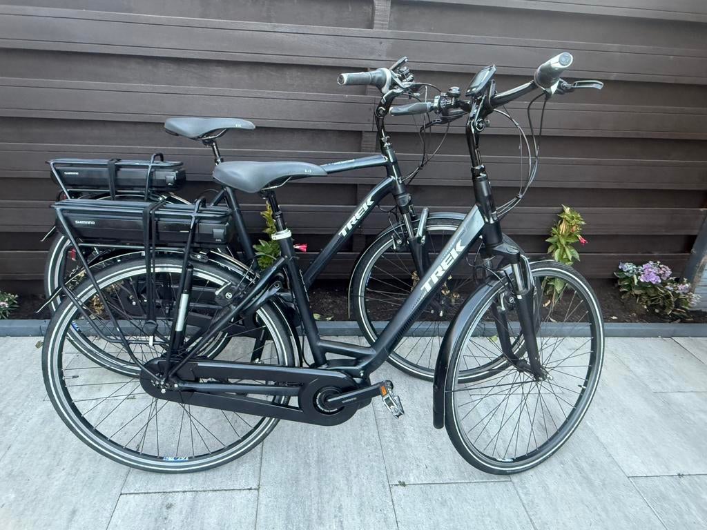Elektrische fiets set trek LM500+ middenmotor, Zo goed als nieuw, 51 tot 55 cm, 50 km per accu of meer, Ophalen