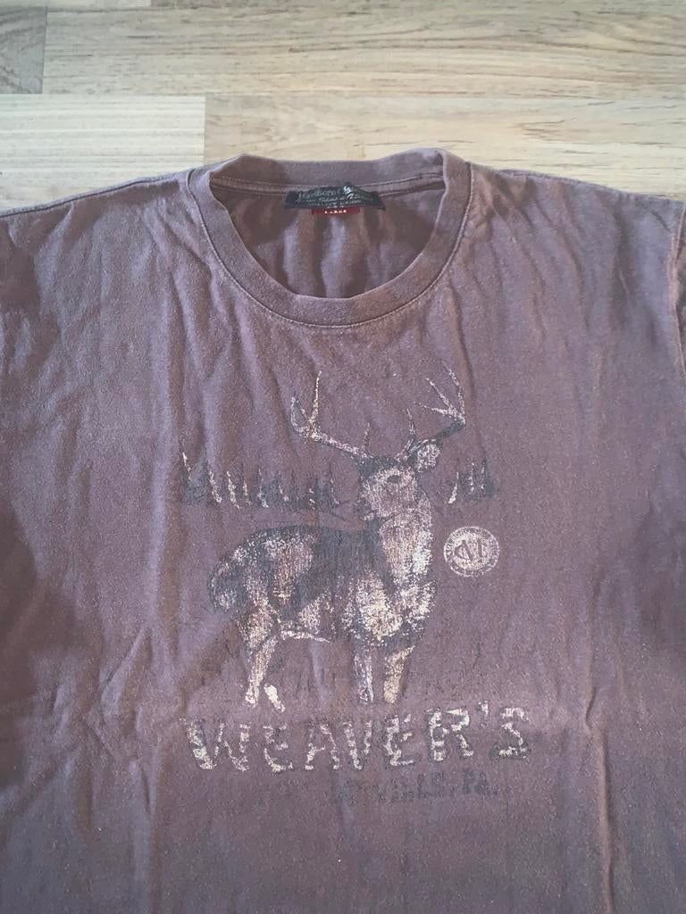 Heren vintage bruin longsleeve marlboro classics mt l, Ophalen of Verzenden, Zo goed als nieuw, Maat 52/54 (L), Bruin