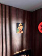 Schilderij met vernis afwerking - Back to Black, Ophalen of Verzenden