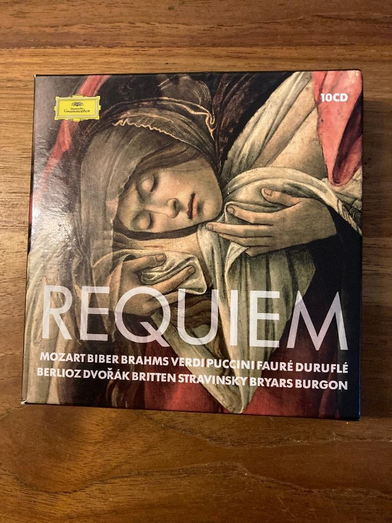 CD Box Requiem (Deutsche Grammaphon / 10 cd / Trouw), Cd's en Dvd's, Cd's | Klassiek, Boxset, Ophalen of Verzenden, Zo goed als nieuw