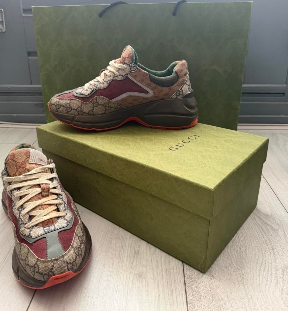 Gucci Rhyton Sneakers - Zo goed als nieuw, Ophalen of Verzenden, Zo goed als nieuw