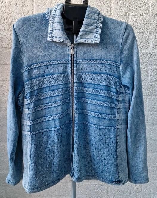 Blue Willi’s Denim Vest XXL – 100% Katoen, Kleding | Dames, Truien en Vesten, Zo goed als nieuw, Maat 46/48 (XL) of groter, Blauw