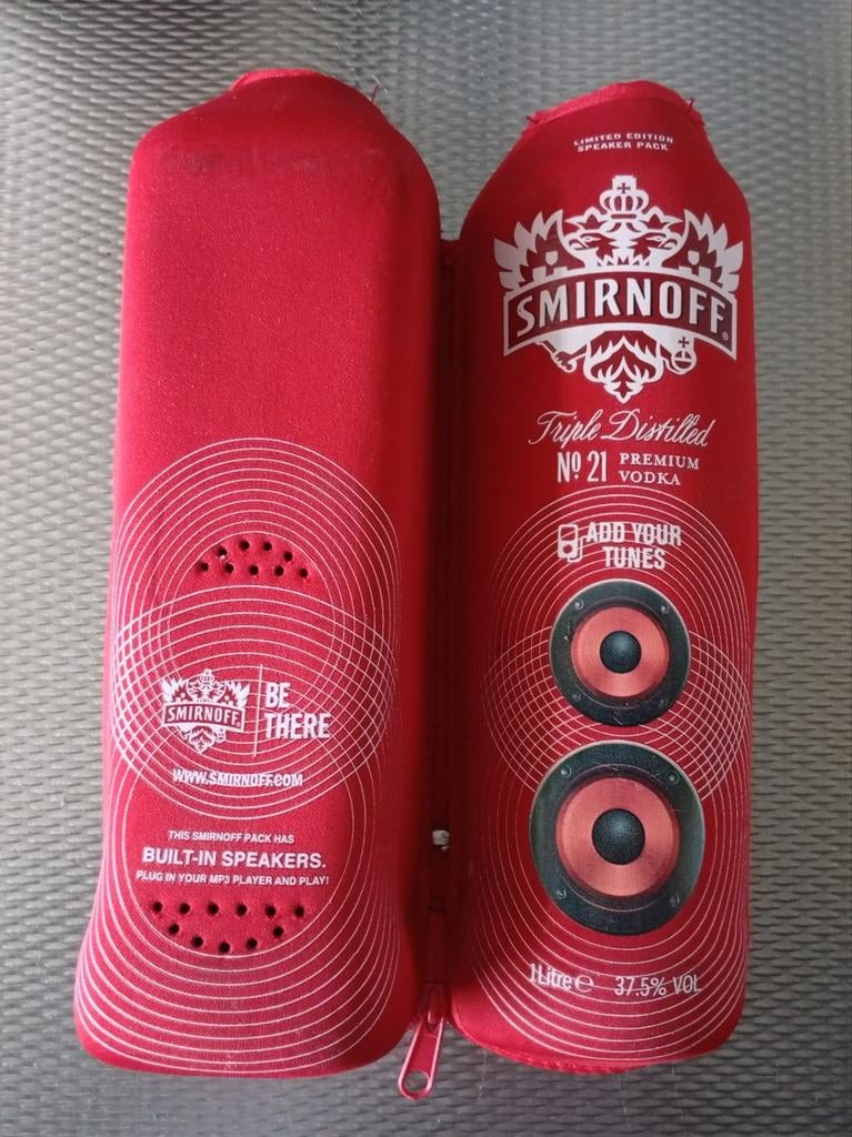 Smirnoff No.21 Limited Edition Speaker Pack – Vodka Fles Hoe, Ophalen of Verzenden