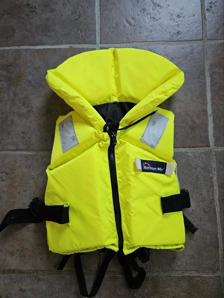 Geel reddingsvest 'Rescue Me', Watersport en Boten, Ophalen of Verzenden, Zo goed als nieuw, Overige typen