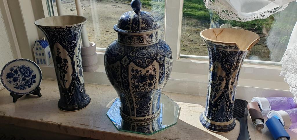 Kaststel Delfts blauw, Ophalen