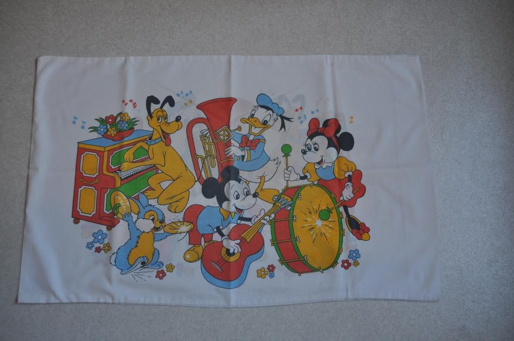 2  Vintage  Disney  Kussenslopen  -  Jaren  70., Ophalen of Verzenden, Gebruikt, Overige typen