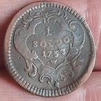 Antieke Munt Italië 1 Soldo 1759