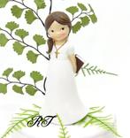 Zeer mooie communie meisje met een bijbel., Ophalen of Verzenden, Nieuw, Versiering, Overige