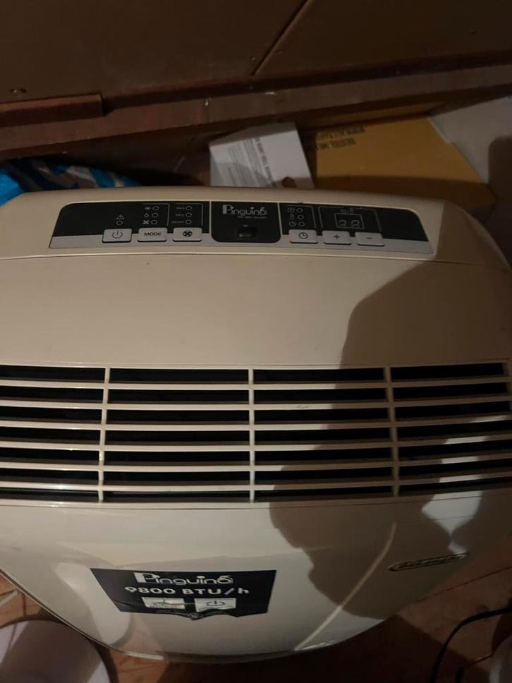 DeLonghi Pinguino Mobiele Airco - Extra Stil, Witgoed en Apparatuur, Airco's, Gebruikt, Mobiele airco, Minder dan 60 m³, 3 snelheden of meer
