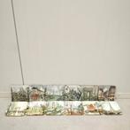 12x Parijs Onderzetters | 9.5 x 9.5 cm | Mancave, Gebruikt, Glas of Kopje, ., Ophalen of Verzenden