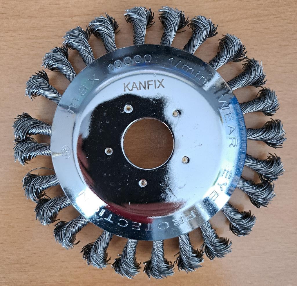 Onkruidborstel KANFIX voor electrische bosmaaier, Ophalen of Verzenden, Nieuw, 10 tot 30 cm, Elektrisch