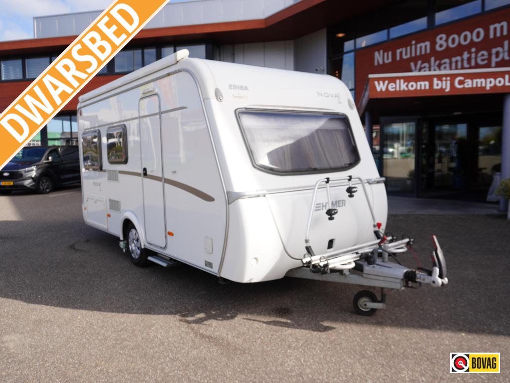 Eriba Nova Light 442 MET MOVER EN VOORTENT, Caravans en Kamperen, Schokbreker, Treinzit, 750 - 1000 kg, Eriba