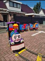 Elektrische Kermis Locomotief met 3 Wagons - 7 Personen, Ophalen, Gebruikt, Jongen of Meisje