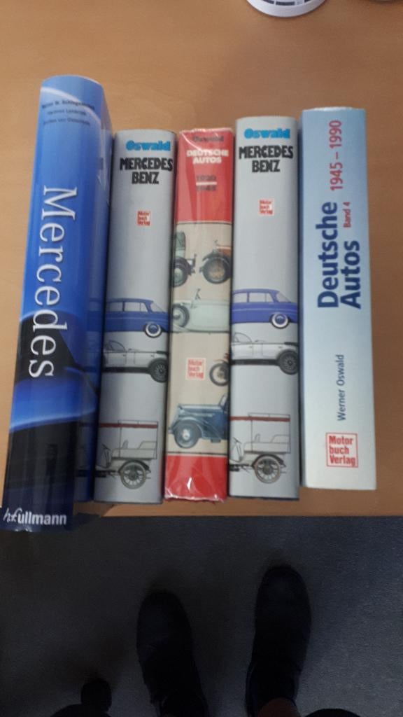 Werner Oswald autoboeken mercedes Volkswagen, Ophalen of Verzenden, Zo goed als nieuw, Mercedes