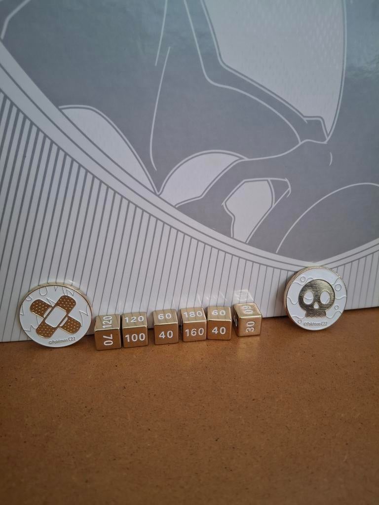 Pokémon dobbelstenen en munten, Hobby en Vrije tijd, Ophalen of Verzenden, Nieuw, Overige typen