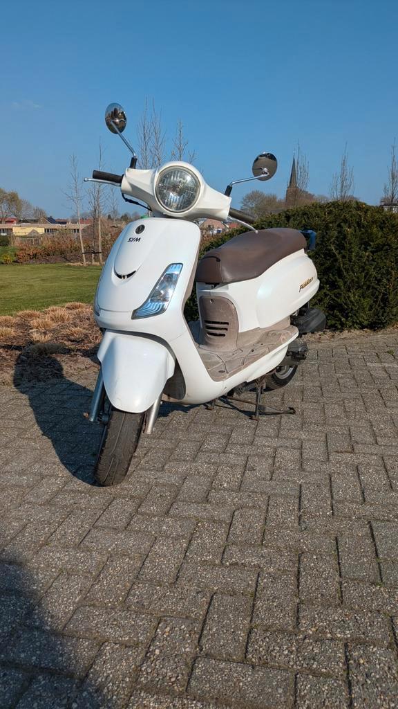 SYM Fiddle 2 - goedwerkend!, Fietsen en Brommers, Scooters | SYM, Gebruikt, Fiddle, Maximaal 25 km/u, Benzine, Ophalen