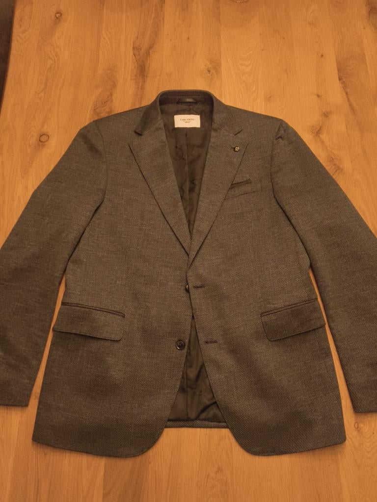 Carl Gross colbert, grijs, maat 52, Kleding | Heren, Kostuums en Colberts, Zo goed als nieuw, Maat 52/54 (L), Grijs, Ophalen of Verzenden