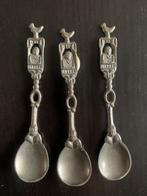 3 antieke lepeltjes tin, Antiek en Kunst, Antiek | Bestek, Ophalen of Verzenden