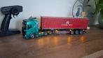 Orlandoo Hunter Scania RC Truck met Container Trailer, Hobby en Vrije tijd, Elektro, Gebruikt, Ophalen of Verzenden, Auto onroad