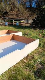 Handige bedlades op wieltjes - Opbergruimte onder bed, Huis en Inrichting, Ophalen, Gebruikt, Wit, Tweepersoons