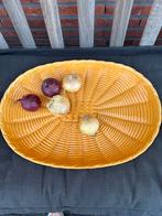 Schaal / Serveerschaal XXL / Portugees Aardewerk Handmade, Ophalen, Zo goed als nieuw, Rond, Steen of Aardewerk