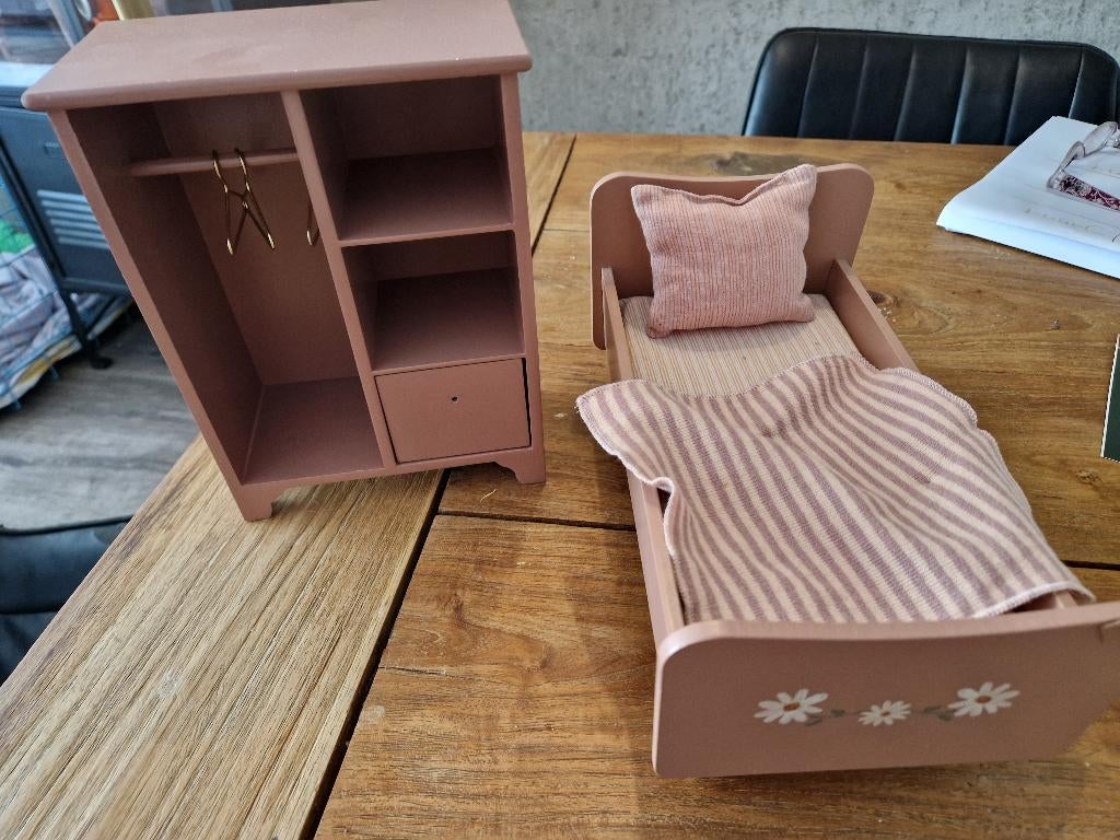 Maileg slaapkamer, Verzamelen, Poppenhuizen en Toebehoren, Ophalen, Zo goed als nieuw, Poppenhuis
