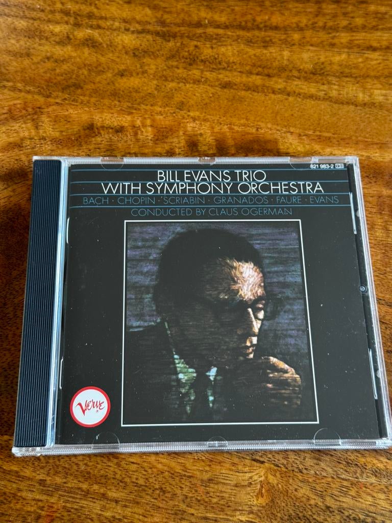 Bill Evans Trio ,With Symphony Orchestra, Cd's en Dvd's, Ophalen of Verzenden, 1980 tot heden, Zo goed als nieuw, Jazz