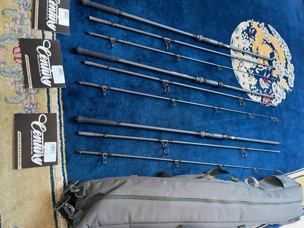 3 Century Close Quarter 9 ft 3.5 karperhengels nieuwstaat!, Watersport en Boten, Hengelsport | Karpervissen, Ophalen of Verzenden