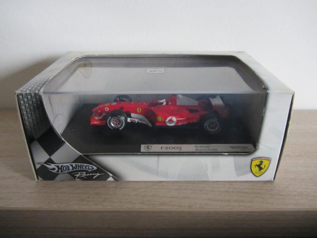 Hot Wheels G9732 Ferrari F2005 - Rubens Barrichello, Ophalen of Verzenden, Nieuw, Auto, Overige merken