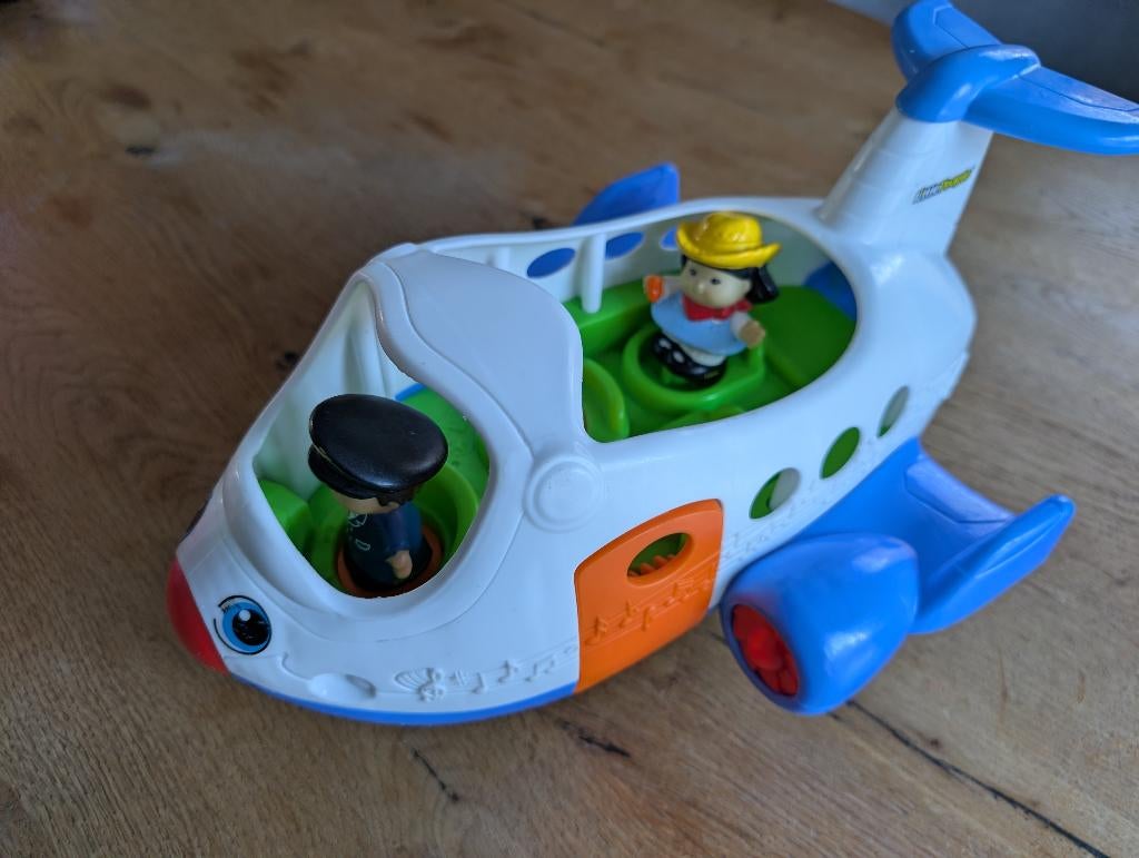 Fisher price little people vliegtuig, Kinderen en Baby's, Speelgoed | Fisher-Price, Ophalen, Zo goed als nieuw, Auto of Voertuig