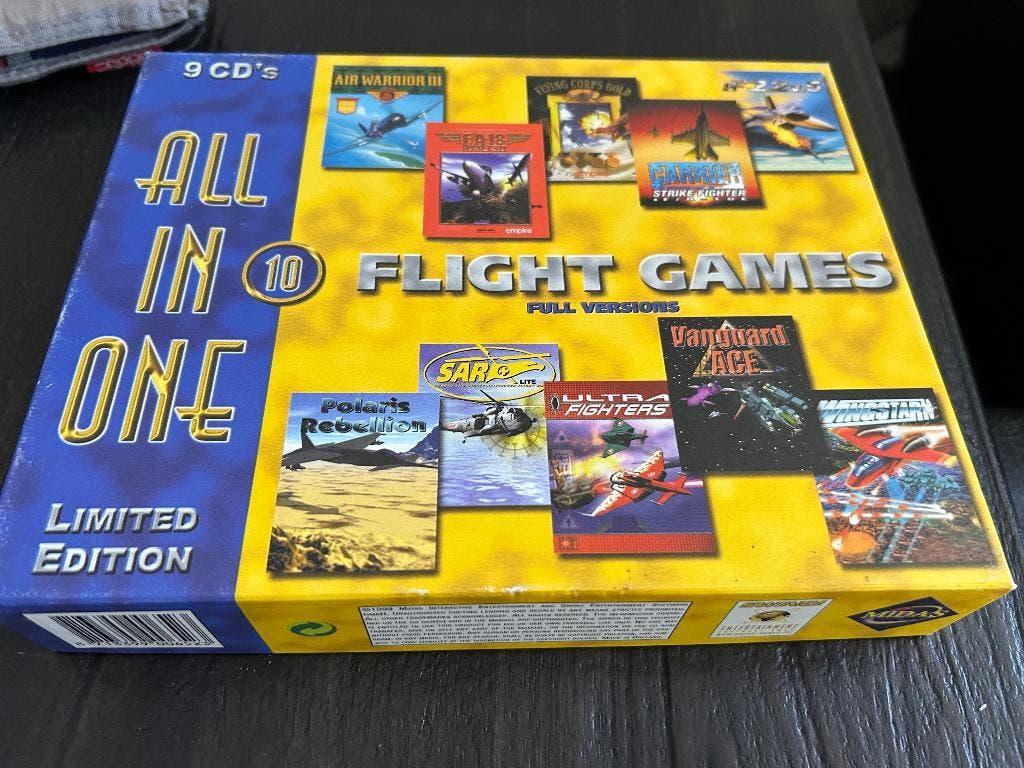 Pc games all in one 10 flight games, Ophalen, Gebruikt, 1 speler, Racen en Vliegen