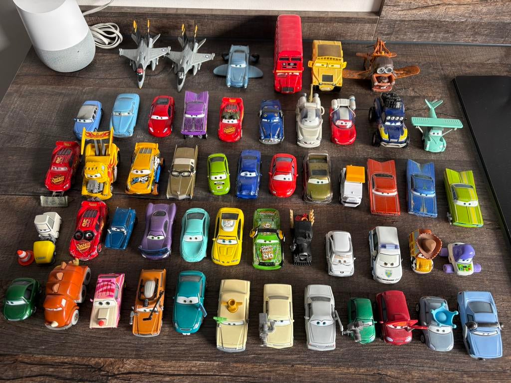 Disney pixar cars autos 60 stuks (ook speciale), Ophalen of Verzenden, Zo goed als nieuw