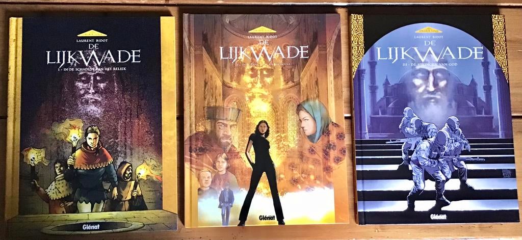 DE LIJKWADE STRIPBOEKEN DEEL 1, 2 EN 3, Meerdere stripboeken, Ophalen of Verzenden, Gelezen