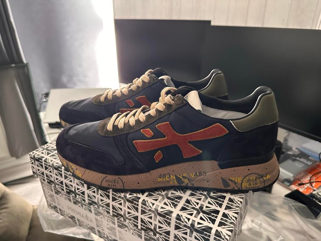 Premiata sneakers maat 46 (valt als 45), Ophalen of Verzenden, Nieuw, Blauw, Sneakers of Gympen