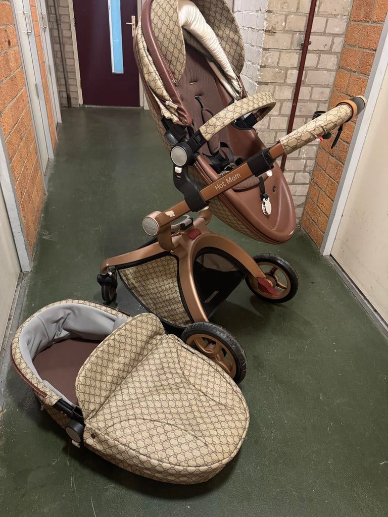 kinderwagen met reiswieg, Gebruikt, Combiwagen, Met reiswieg, Ophalen