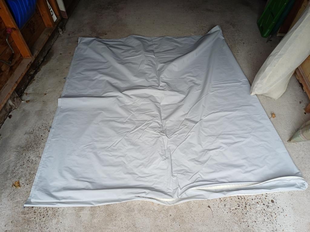 Luifel caravan, Ophalen