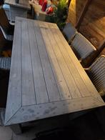 Grote tuintafel grey kleur, Ophalen, Gebruikt, Rechthoekig, Kunststof