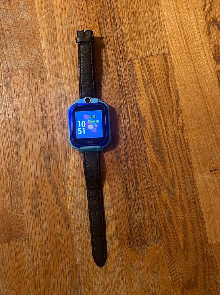 Smartwatch kind: bellen, berichten, meeluisteren (horloge), Sieraden, Tassen en Uiterlijk, Smartwatches, Blauw, Ophalen of Verzenden