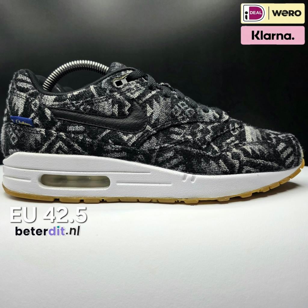 Nike Air Max 1 PRM Pendleton 'Cool Grey Black'
Maat: 42.5, Kleding | Heren, Schoenen, Nike air max, Ophalen of Verzenden, Nike
