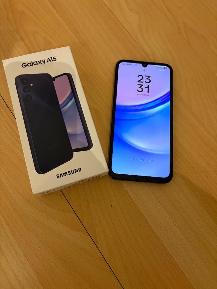 Samsung A15, Telecommunicatie, Mobiele telefoons | Samsung, Zo goed als nieuw, Galaxy A, 128 GB, Zonder abonnement, Zonder simlock