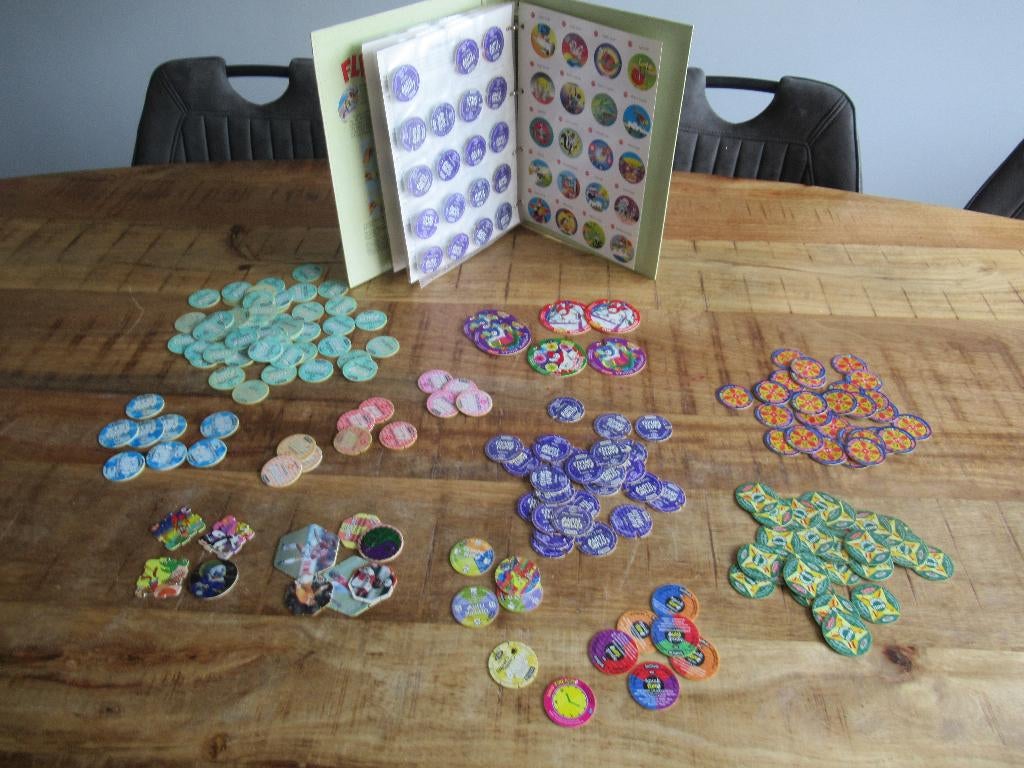 Flippo map 2 met extra flippo's. met winter kerst flippo's, Verzamelen, Ophalen of Verzenden, Winter, Verzameling