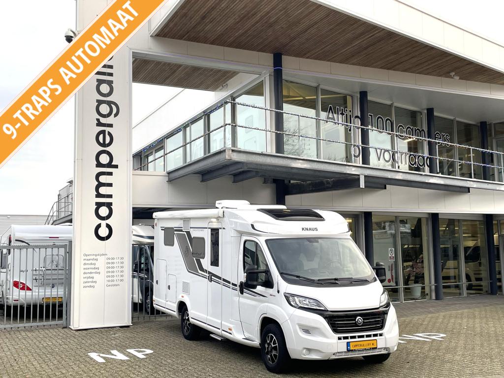 Knaus Van TI 650 MEG 9-TRAPS AUTOMAAT ENKELE BEDDEN DAKAIRCO, Caravans en Kamperen, Campers, Automaat, Standaard zit, Fiat, Bedrijf