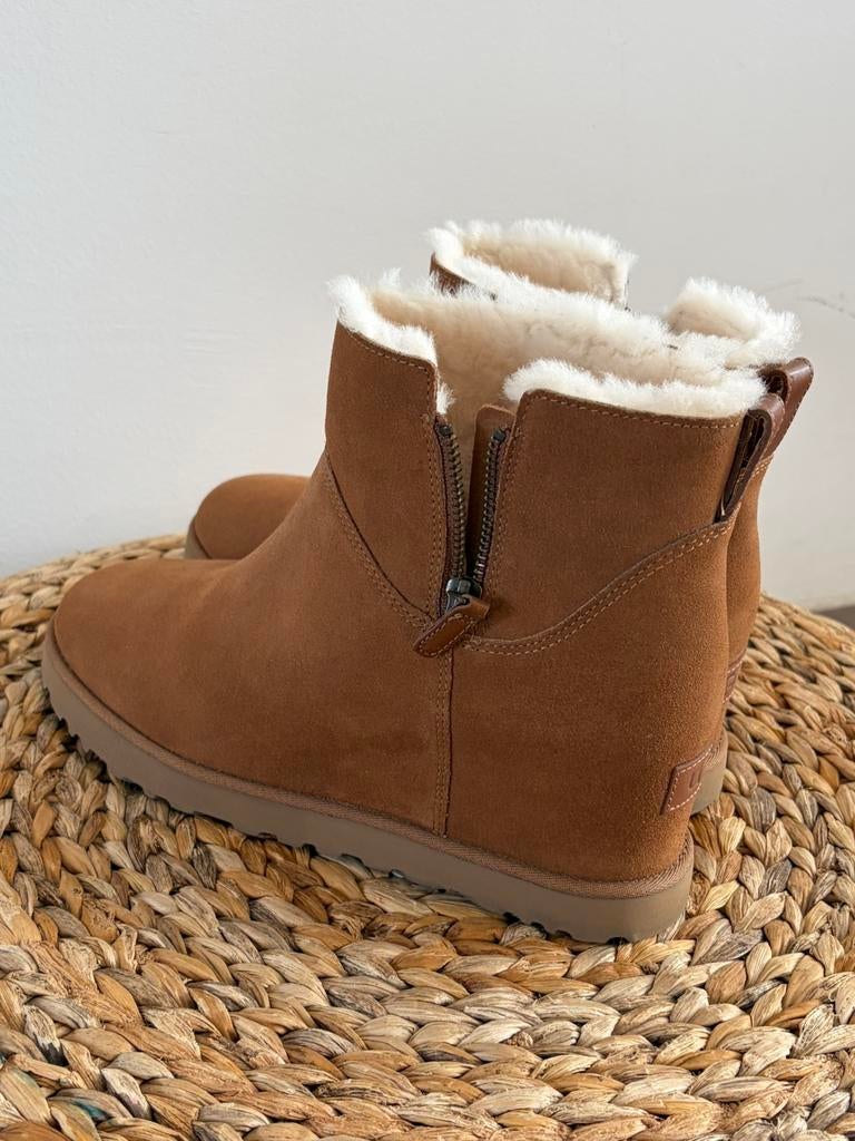 Ugg classic mini chestnut sleehak enkellaarsjes mt 40-41, Kleding | Dames, Schoenen, Bruin, Lage of Enkellaarzen, Ophalen of Verzenden