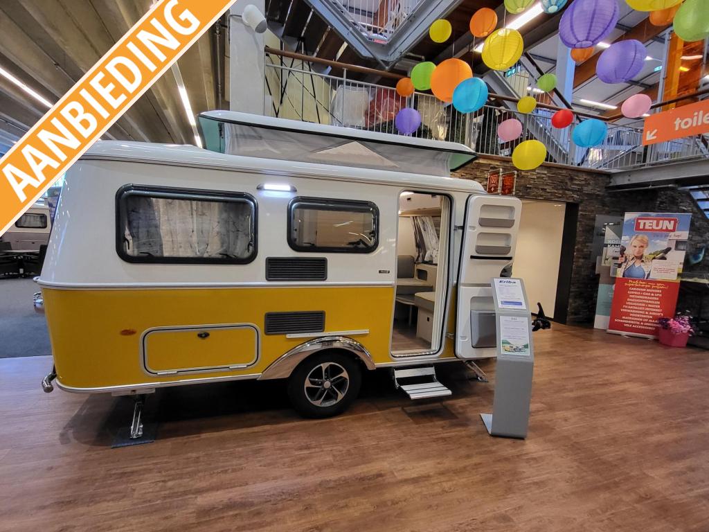 Eriba Touring 430; €3.000 korting+Enduro mover voor, Caravans en Kamperen, Standaardzit, Bedrijf, Tot en met 3, Eriba