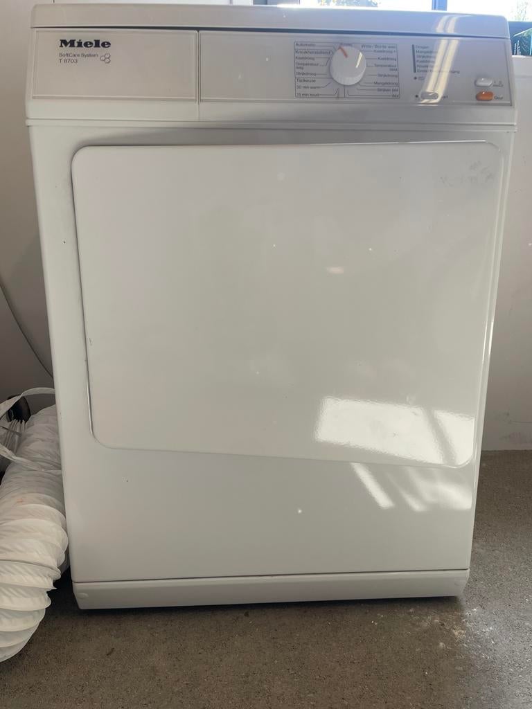Miele T 8703 SoftCare System Luchtafvoerdroger, Witgoed en Apparatuur, Wasdrogers, Ophalen, 6 tot 8 kg, Gebruikt, Luchtafvoer
