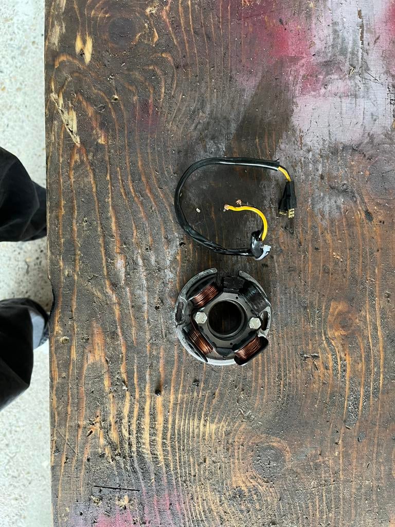 Tomos iskra ontsteking, Ophalen, Gebruikt, Blok