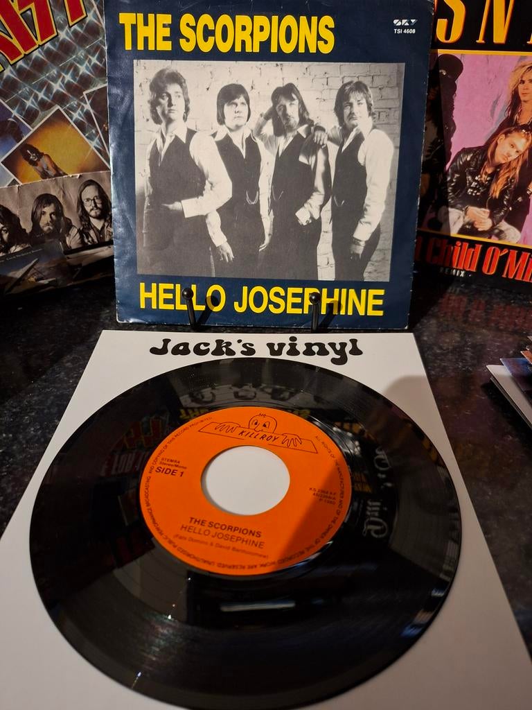The Scorpions - Hello Josephine (Vinyl Single) 1987, Ophalen of Verzenden, Zo goed als nieuw, Overige formaten, Poprock