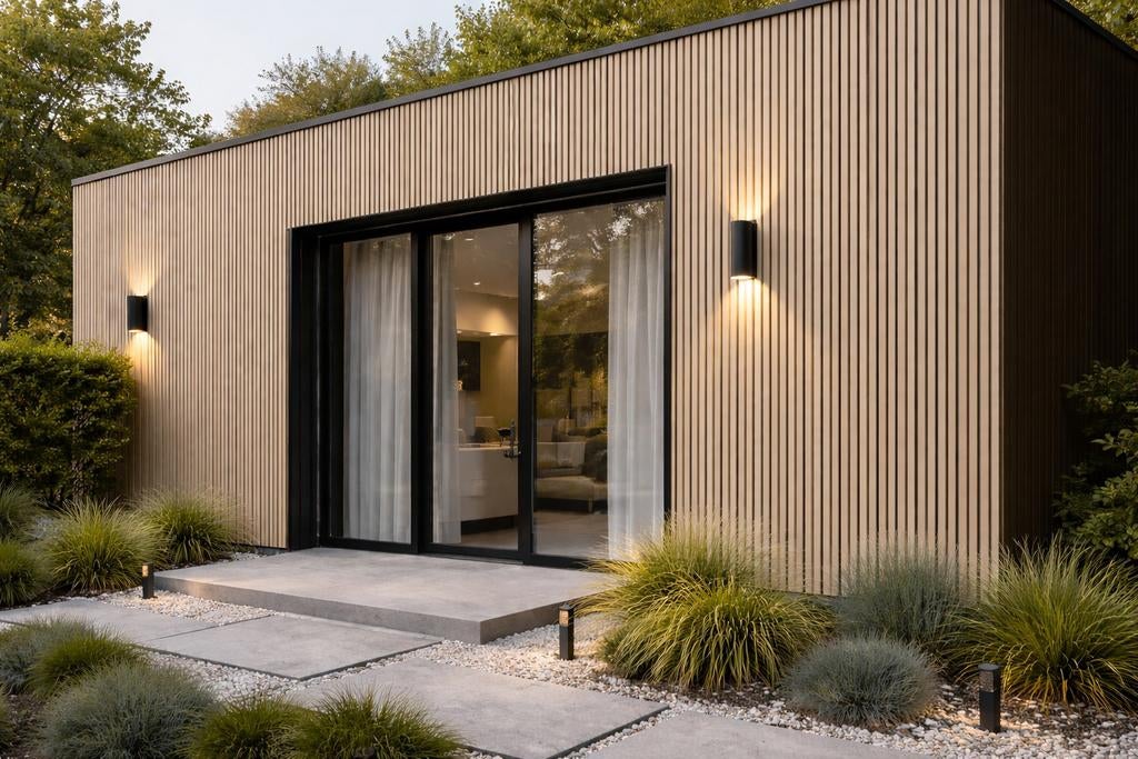 Gevelbekleding-wandpanelen / houtlook / duurzaam matriaal, Huis en Inrichting, Meerkleurig, Nieuw, Ophalen of Verzenden, 22 cm