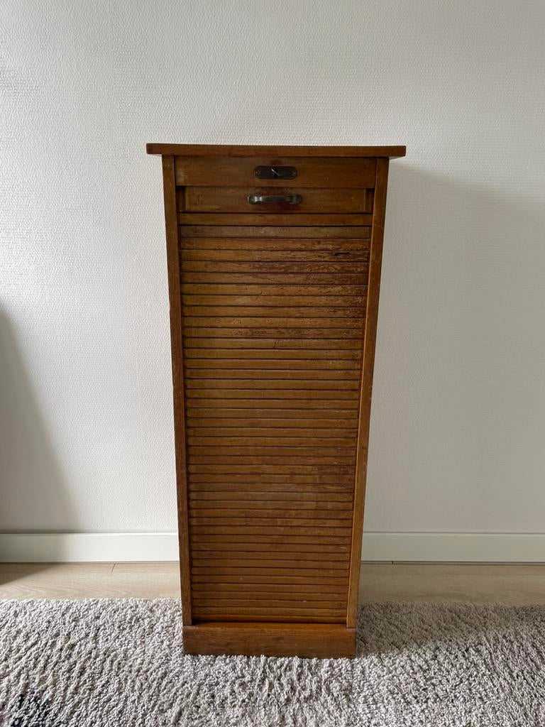 Antieke rolluikkast 120x47x38 cm, Minder dan 50 cm, Gebruikt, 100 tot 150 cm, Met slot